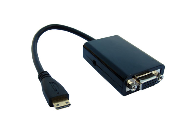 HDMI C to VGA F+Audio+Power